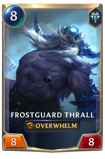 Frostguard Thrall Card