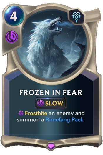 Frozen in Fear Card