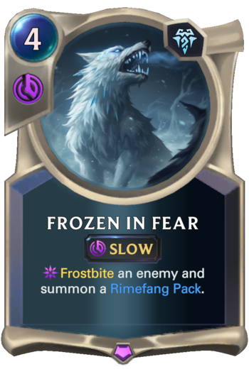 Frozen in Fear Card