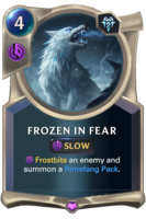 Frozen in Fear Card