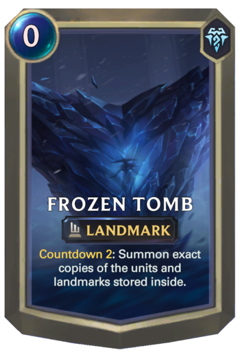 Frozen Tomb Card