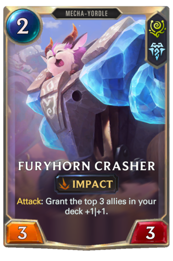 Furyhorn Crasher Card