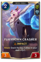 Furyhorn Crasher Card