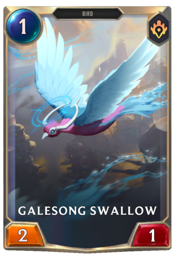 Galesong Swallow Card