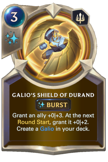 Galio's Shield of Durand Card