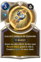Galio's Shield of Durand Card
