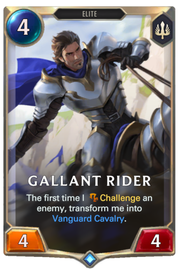 Gallant Rider Card