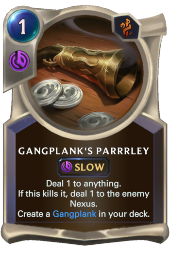 Gangplank's Parrrley Card