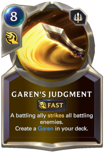 Garen's Judgment Card