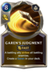 Garen's Judgment Card