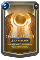 General's Palace Card