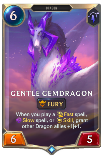 Gentle Gemdragon Card