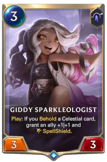 Giddy Sparkleologist Card