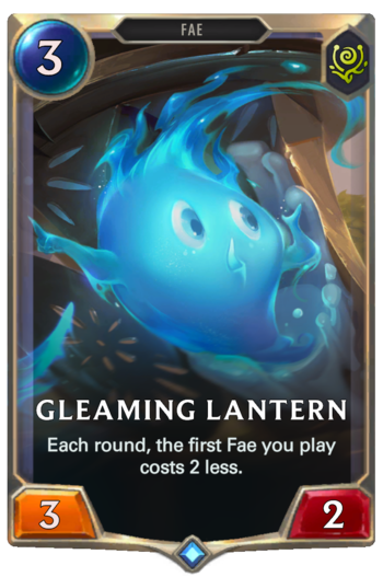 Gleaming Lantern Card