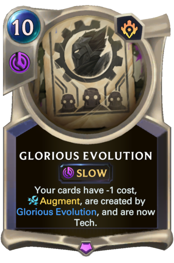 Glorious Evolution Card