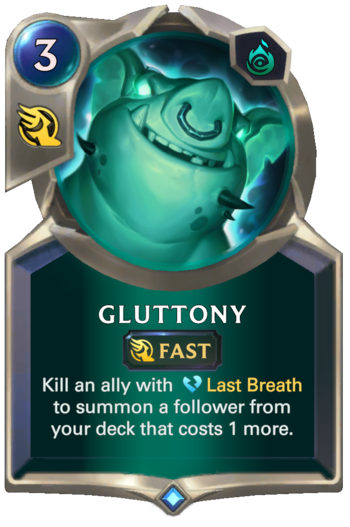Gluttony Card