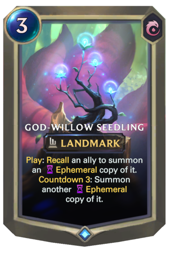 God-Willow Seedling Card