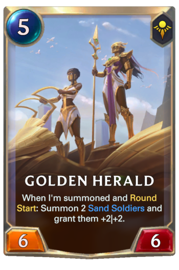 Golden Herald Card