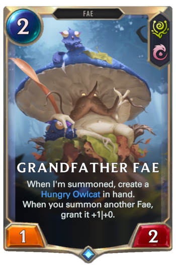 Grandfather Fae Card