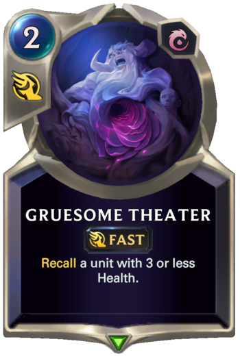Gruesome Theater Card