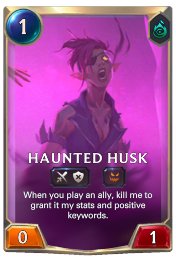 Haunted Husk Card