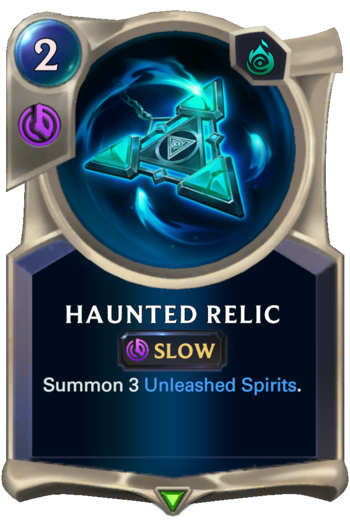Haunted Relic Card