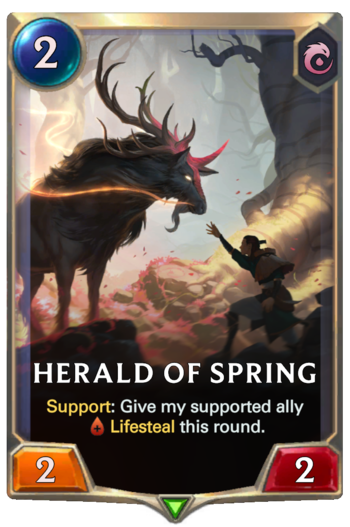 Herald of Spring Card