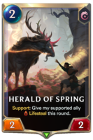 Herald of Spring Card