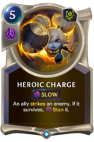Heroic Charge Card