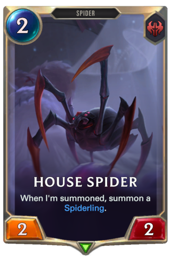 House Spider Card
