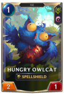Hungry Owlcat Card