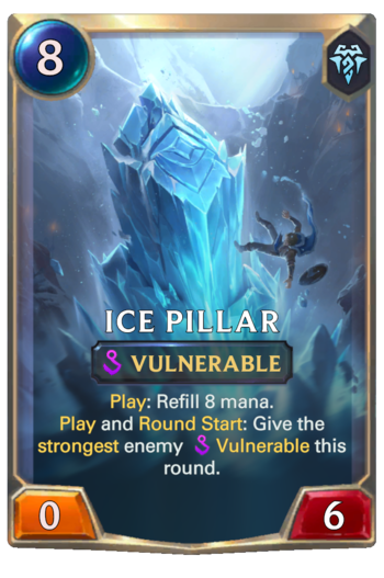 Ice Pillar Card