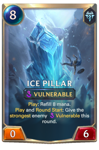 Ice Pillar Card