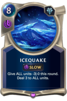 Icequake  Card
