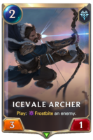 Icevale Archer Card