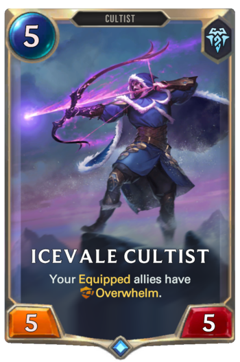 Icevale Cultist Card