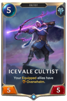 Icevale Cultist Card