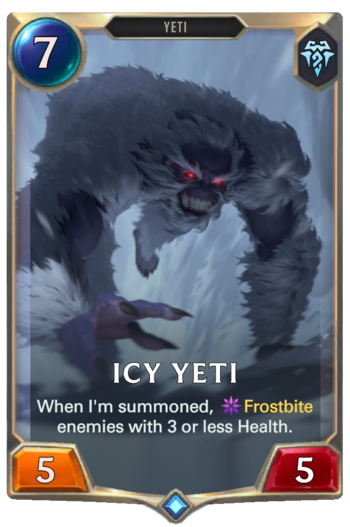 Icy Yeti Card