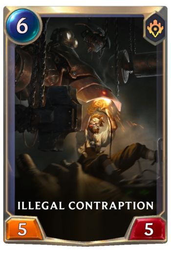 Illegal Contraption Card