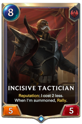 Incisive Tactician Card