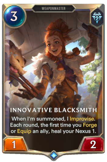 Innovative Blacksmith Card