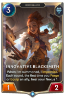 Innovative Blacksmith Card