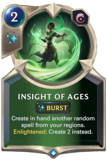 Insight of Ages Card