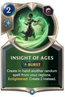 Insight of Ages Card
