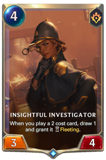 Insightful Investigator Card