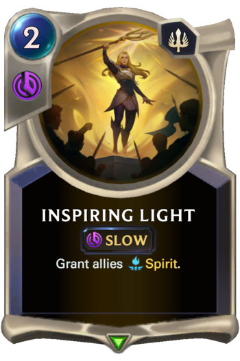 Inspiring Light Card