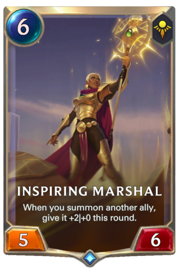 Inspiring Marshal Card