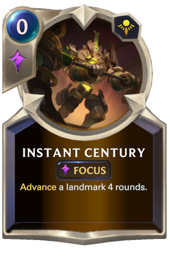 Instant Century Card