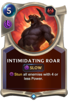 Intimidating Roar Card