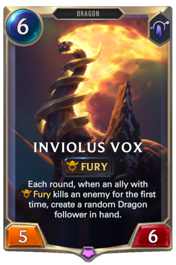 Inviolus Vox Card